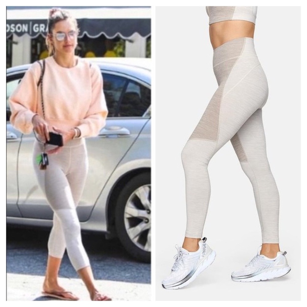 EUC Outdoor Voices two-tone techsweat leggings